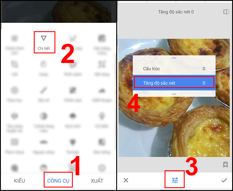 Tăng độ sắc n&eacute;t cho ảnh